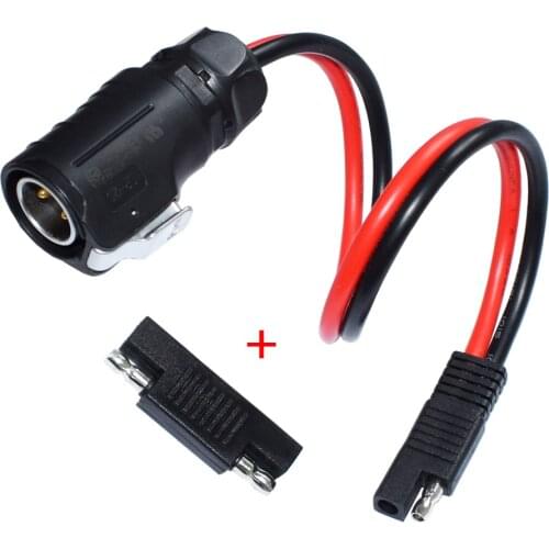 SAE Panel to LP-20 Adapter 10AWG Cable Conector Charger Kit 10AWG 30cm 1ft