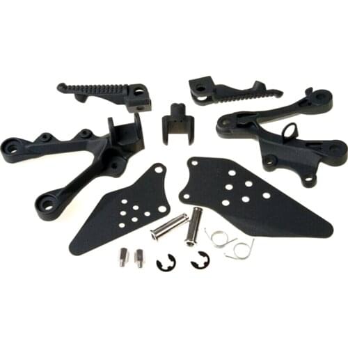 Motorcycle Footrests Front Foot Pegs Pedals Rest Footrests For Kawasaki ZX6R 2009 2010 2011