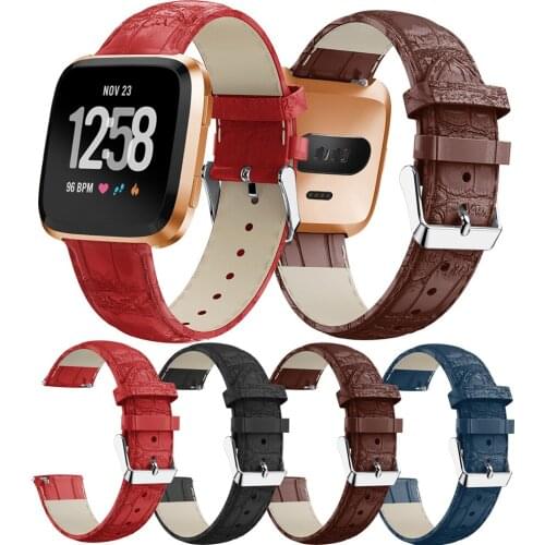 Leather PU Strap For Fitbit Versa 2 Smart Watch Band Replacement Bracelet Accessory Wristbands Belt For Fitbit Versa Lite Correa