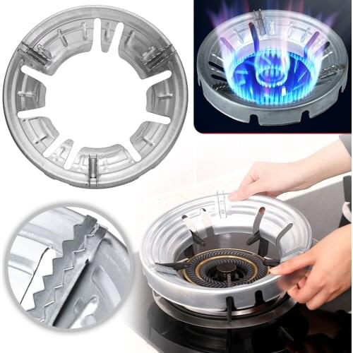 Wind Shield Bracket Gas Stove Energy Saving Cover Disk Fire Reflection Windproof Stand Accessories For Kitchen