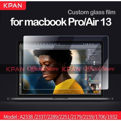 KPAN Macbook Screen Protector HD Flexible Glass Film air Pro 13 2020 M1 Chip A2337 2338 2289 2251 2179 2159 1989 1932 1706 1708
