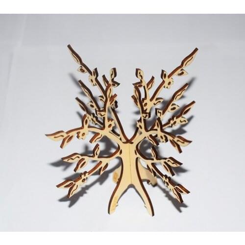 1pcs 110x114mm 3D Wooden Christmas tree puzzles/desk decoration/baby toys for children gift/diy Toy Accessories/Model/es035