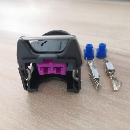 10pcs/lot EV1 Auto Fuel Injector Connector Plug For Bosch VW Jetta Passat Audi 443 906 232 443906232