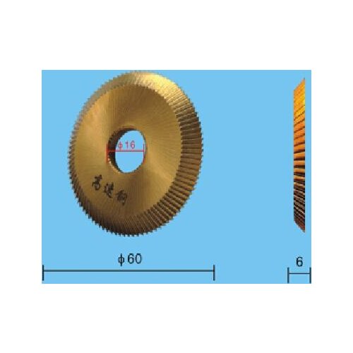 16mm x 60mm x 6mm For BW-9/RH-2/2AS/238BS Key Cutting Machine Wheel Cutters Blade Locksmith Tools