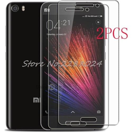 2PCS FOR Xiaomi Mi 5s 5 5C High HD Tempered Glass Protective On MI5 MI5S Screen Protector Film Cover