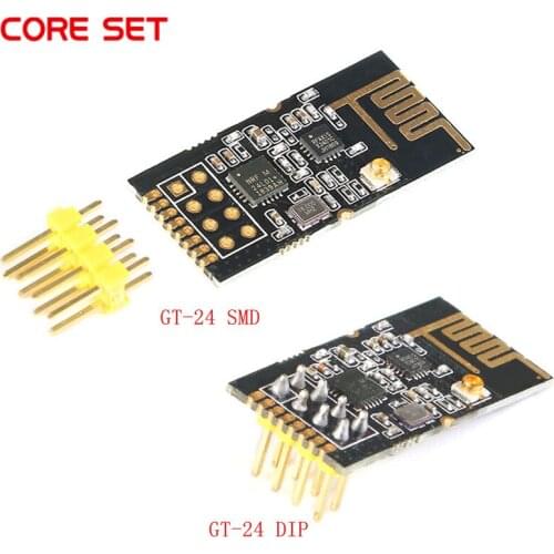 5Pcs GT-24 2.4G wireless modules 1100-Meters Long-Distance NRF24L01+PA+LNA Wireless Wifi Transceiver For Arduino SMD / DIP