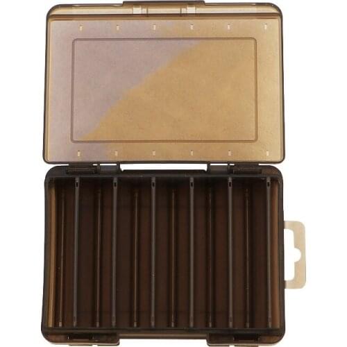 Double Side Plastic Fishing Lure Box 12 Compartments Bait Lure Hook Storage Box Fishing Accessories Organizer Case