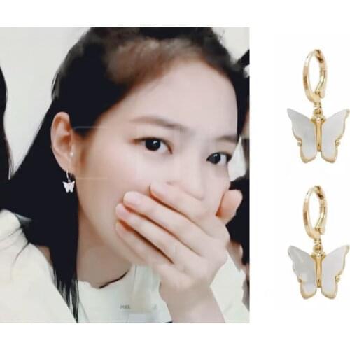 Kpop Seo Yea Ji IU Lee Ji Eun summer Fashion sweet butterfly Earrings Women Hanging Dangle Earring lady Luxury Jewelry gifts