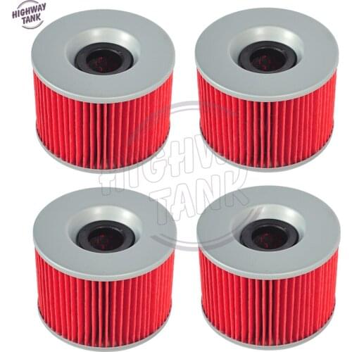 4 Pcs Motorcycle Engine Oil Filter case for KAWASAKI GPZ400 GPZ600 GPZ1100 GPZ750 GPZ900