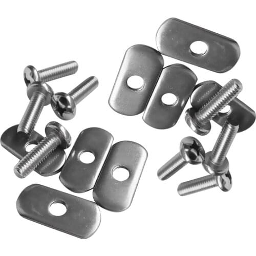 Set 8X Kayaks Canoes Boats Rails Screws & Track Nuts Mount Kayak Accessories