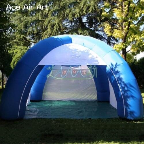 Customizable 6m air balloon inflatable spider tent special design dome with 4 beams/curtains for outdoor and indoor promotion