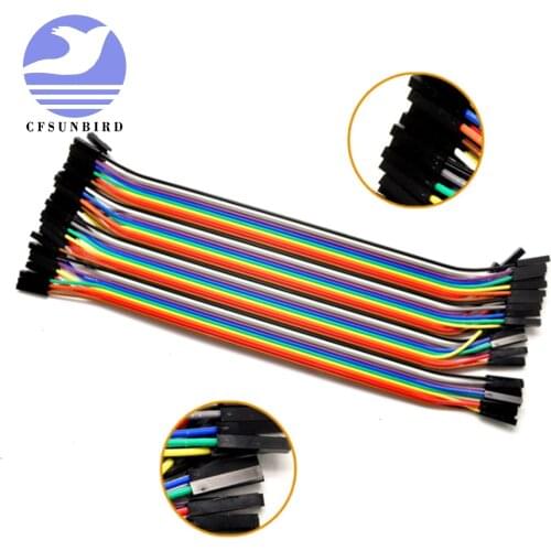 40pcs dupont cable jumper wire dupont line female to female dupont line 20cm 1P 40P