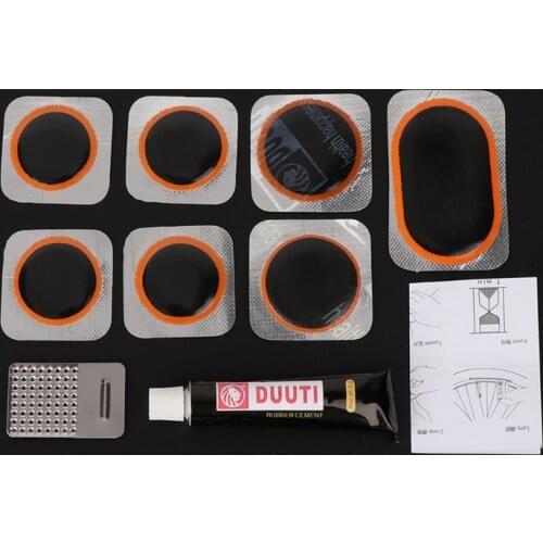 Tire Repair Pad 1 Set Bicycle Tire Repair Tool Portable Kit With Transparent Box Case Accessory Jy06 21 Dropshipping