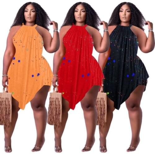 Plus Size Printing Ladys Sexy Two Piece Sets 2021 Summer Sleeveless Backless Tops Elastic Waist Mini Shorts Clubwear Outfits