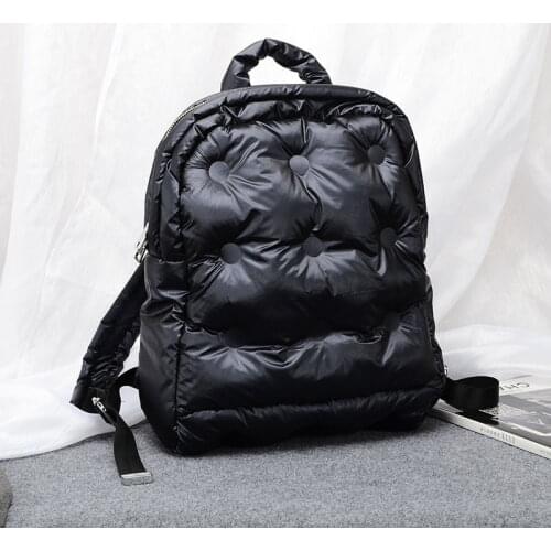 2020 autumn and winter new Korean boom fashion jacket space cotton air bag Unisex Large Capacity waterproof business Backpack