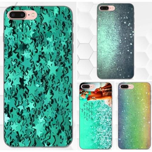 Silver Green Glitter For Huawei Honor Enjoy Mate Note 6s 8 9 10 20 Lite Play Pro P smart Luxury Phone Case