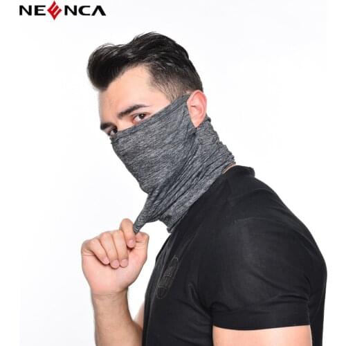 Silk Scarf Unisex Magic Scarf Outdoor Sports Bicycle Headband Bike Neck Tube Warmer Riding Bandanas Over-ear Cycling Face Mask