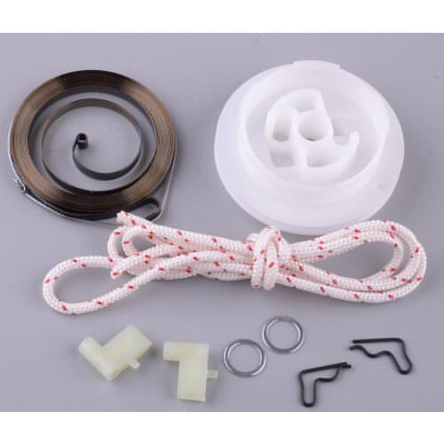 Recoil Starter Pulley Spring Rope Pawl Kit Accessories fit for Stihl FC55 FS55 FS45 FS46 FS38 3.28ft Rope