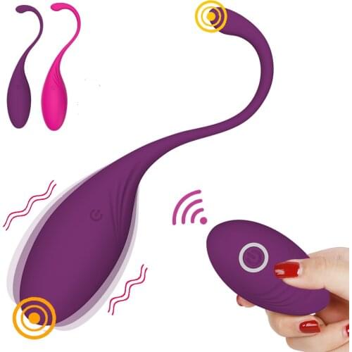 Silicone Erotic Jump Eggs Wireless Remote Female Vibrator Clitoral Stimulator Vaginal G-spot Massager Sex Toy for Couples Women