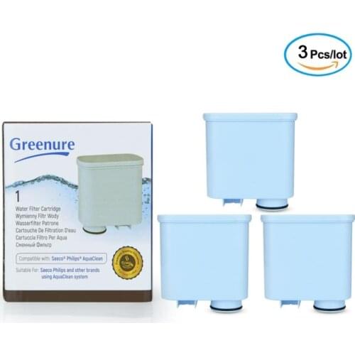 CMF009 coffee machine water filter replacement for Saeco, AquaClean, Philips CA6903 / 10/00/01/22/47 3 packs