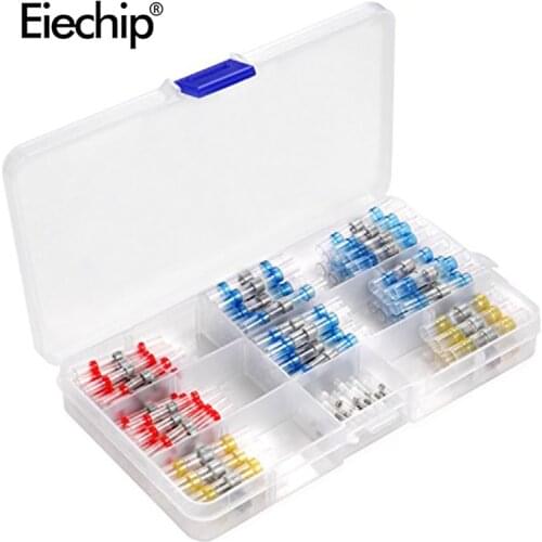 Heat-shrink tubing Terminals Insulated Waterproof Solder Sleeve Tube Electrical Wire Butt Connectors Polyolefin assortment set