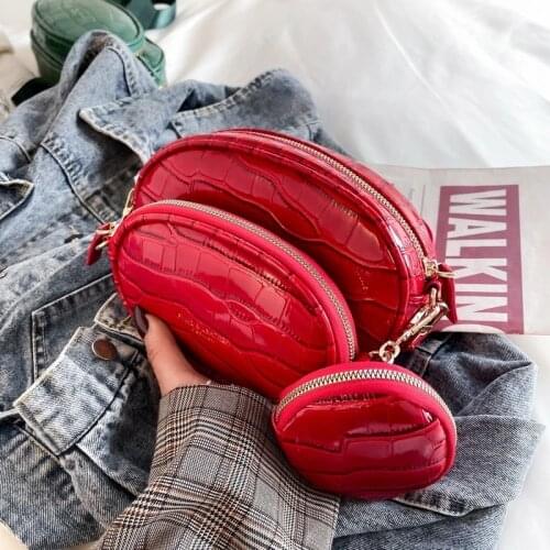 Stone Pattern Bag For Women 2021 Solid Color Chain Shoulder Handbags Female Travel Fashion Handbag 5 Colour hot