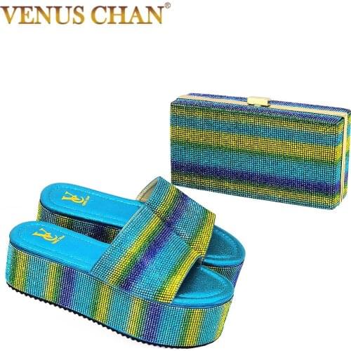 2021 Italian Design New Arrival African Hot Selling Fashion SIlver Color Women Shoes and Bag Set Decorated With Rhinestone