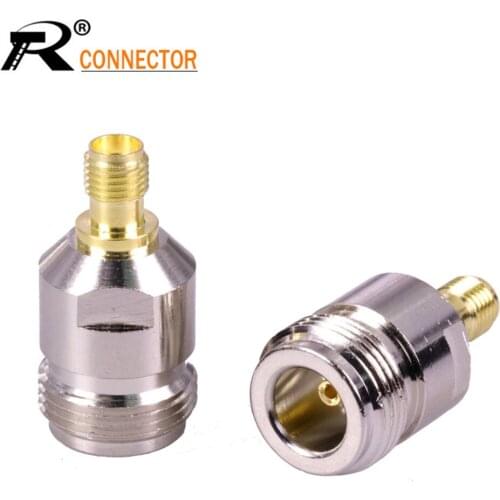 1PC N Connector N Jack Female to SMA Female Jack Adapter High Quality Cooper Metal RF Conector