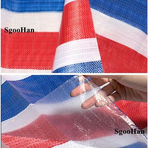 75g/m2 Rainproof Cloth Garden Plant Shed Tarpaulin Shading Sail Dust Cover Ground Sheet Camping Waterproof Cloth Three-Colors