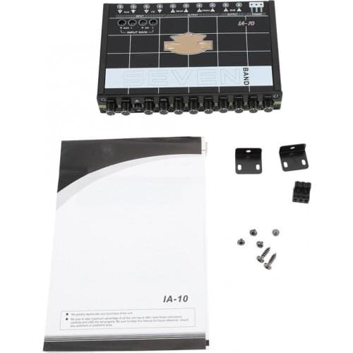 Automobile Audio Equalizer 1pc Car Automobile Audio Stereo EQ Equalizer with 7 Band auto accessorie