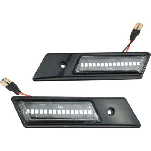 Car Amber LED Dynamic Side Marker Light Turn Signal Indicator for -BMW 3 Series E36 5 Series E34 7 Series E32