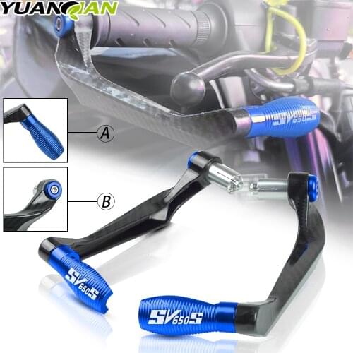 For SUZUKI SV650 SV650S SV 650 SV650S 1999-2009 2008 7/8" 22mm Motorcycle Handlebar Grips Brake Clutch Levers Guard Protector