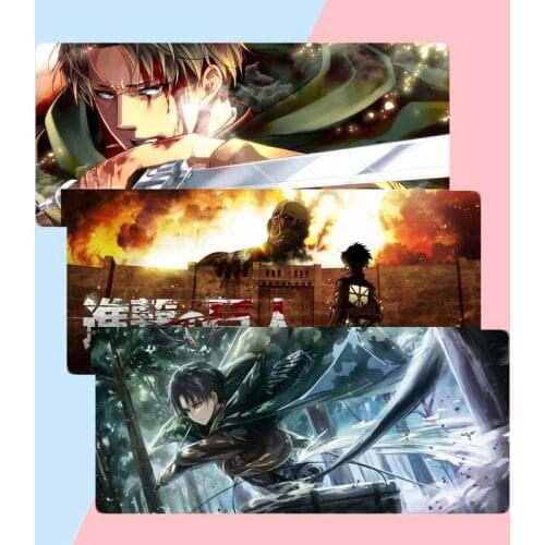Anime Attack on Titan DIY Design Pattern Game mousepad X XL XXL Non slip Cushion Thickness 2mm LockEdge equal LE