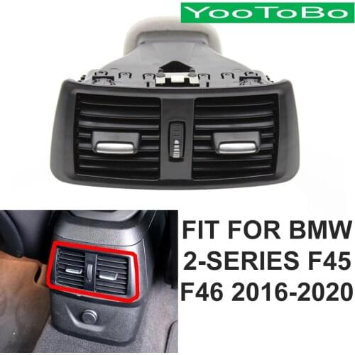 Rear Fresh AC Air Conditioner Vent Grille Panel Cover Full Set Assembly Replacement For BMW 2-Series F45 F46 2016-20 64229263411