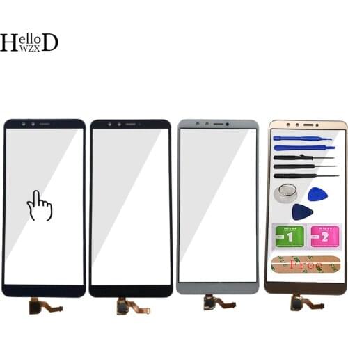 Mobile Touch Screen For Huawei Y9 2018 / Enjoy 8 Plus Touch Screen Front Glass Digitizer Panel TouchScreen Lens Sensor Tools