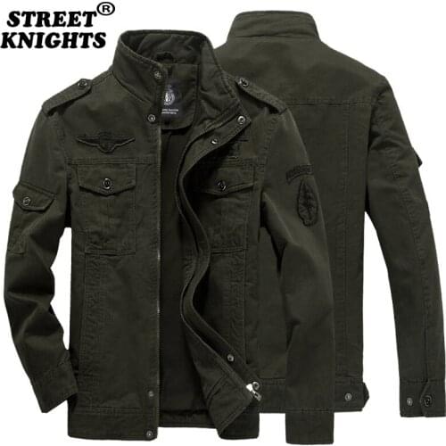 Men 2021 Winter Bomber Jacket Men Air Force Pilot Jacket Warm Men Fur Collar Men Army Tactical Fleece Jacket Drop Shipping