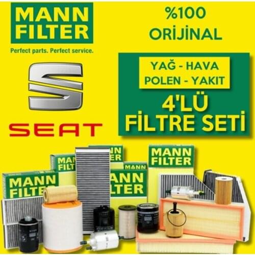 For Seat Leon 1.6 Tdi Mann-filter filter Care Set 2010-2012