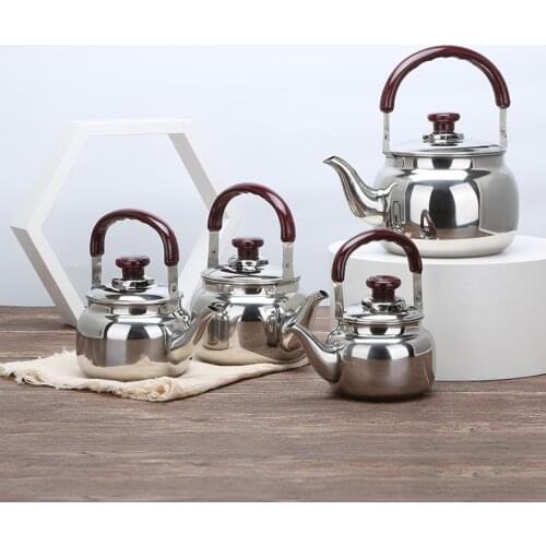 Stainless Steel Large Teapot Kitchen Stovetop Tea Pot Multifunctional Thickened Induction Cooker Water Pot Household Gas Kettle
