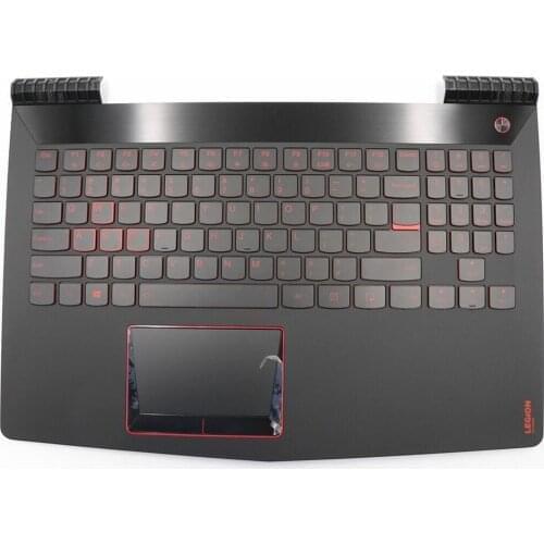 New For Lenovo Legion Y520-15IKBM Palmrest Touchpad Cover Keyboard US Black Y520 with backlit