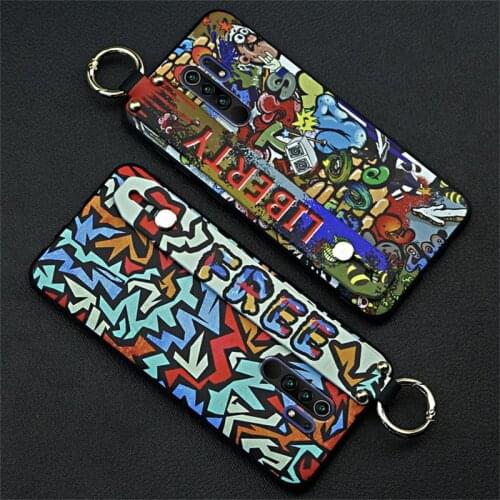 New For Man Phone Case For Xiaomi Redmi 9/Redmi 9 Prime Original New Arrival Soft Soft Case Back Cover Lanyard