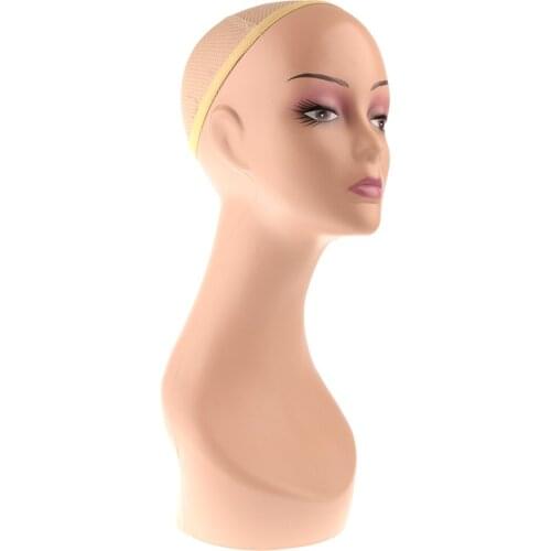 New Female Mannequin Head Plastic Display Stand Wigs Hats Scarves Jewelry Earrings Pendant Holder