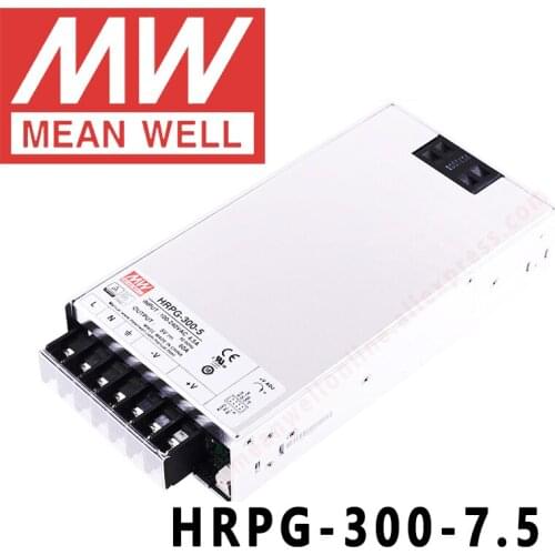 Original MEAN WELL HRPG-300-7.5 7.5V 40A meanwell HRPG-300 7.5V 300W Single Output with PFC Function Power Supply