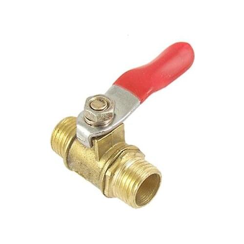 16mm Male Thread Pipe Connector Lever Handle Ball Valve
