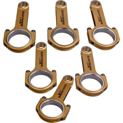 Titanizing Connecting Rods for Porsche 993 996 GT2 turbo Conrods 127mm 800hp+ TUV Genuine 3/8" ARP 2000 bolts