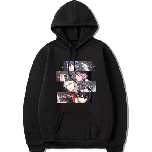 Anime Hypnosis Mic Hoodie Men Women Harajuku Aesthetic Long-Sleeved Hip Hop Streetwear Tops Casual Sweatshirt Women Winter Tops