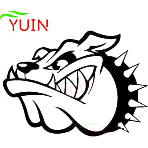Evil Dog Animal Fashion Car Sticker Personalized Body Decoration PVC Waterproof Sunscreen Decal Can Be Customized Color
