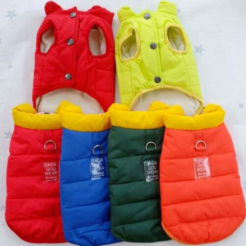 Winter Dog Coat Jacket Warm Pet Clothing Outfit Puppy Costume Yorkshire Pomeranian Poodle Schnauzer Dog Clothes ropa perro