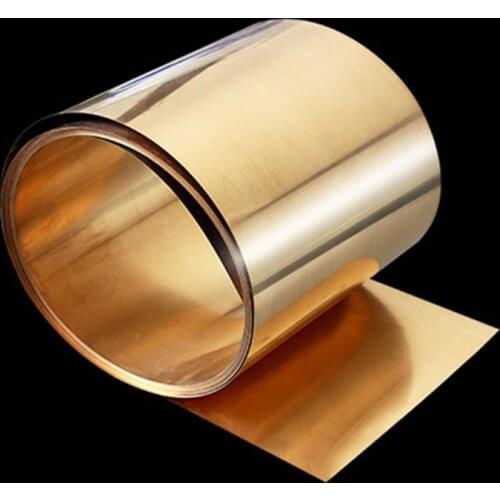 0.1x200mm C17200 Beryllium Bronzer Strip Foil Sheet Industry DIY Experiment Copper Sheet 1meter