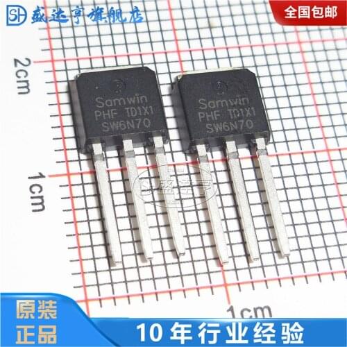 10Pcs/Lot SW6N70 6A 700V TO251 DIP MOSFET Transistor NEW Original In Stock