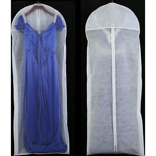 180cm Washable Clear Large Garment Bag Long Wedding Dress Protector Dance Costumes Suits Gowns Coats Dustproof Cover Storage Bag